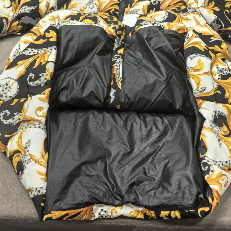 Versace Versace Yellow Polyester Women's Puffer Jacket 0089 Size XXS / US 00 / IT 34 - 5 Thumbnail