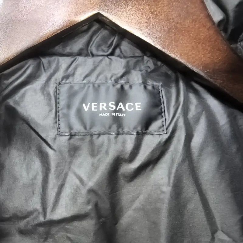 Versace Versace Yellow Polyester Women's Puffer Jacket 0089 Size XXS / US 00 / IT 34 - 3 Thumbnail