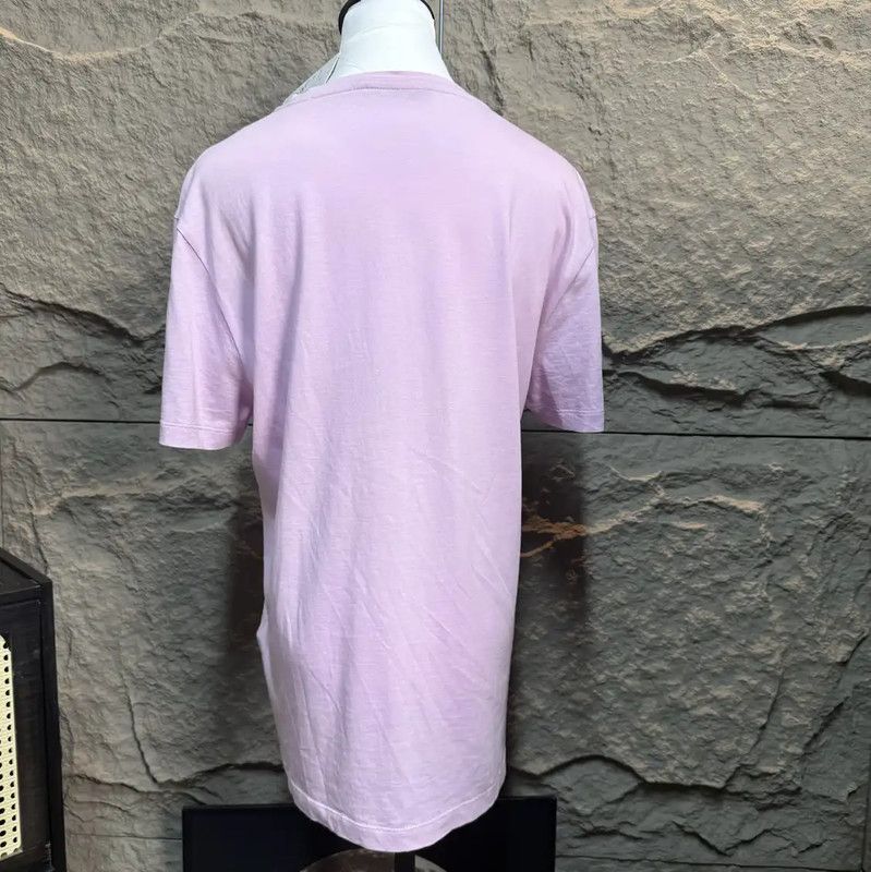 Versace Versace Pink Cotton Women's T-Shirt 0089 Size S / US 4 / IT 40 - 2 Thumbnail