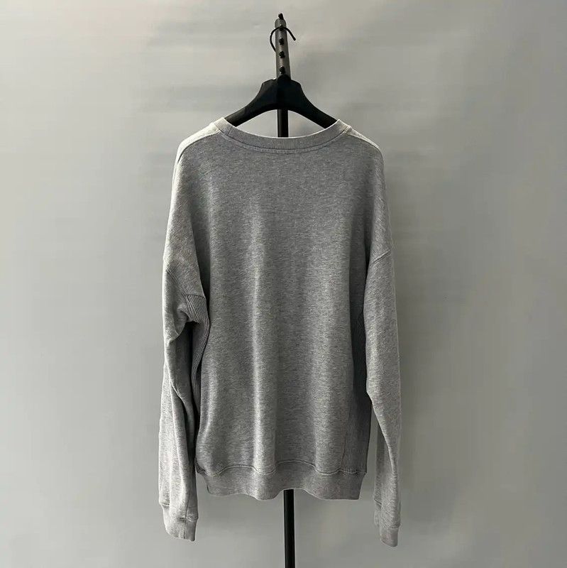 Versace Versace Gray Cotton Long Sleeve Sweatshirt 0089 Size M / US 6-8 / IT 42-44 - 2 Thumbnail