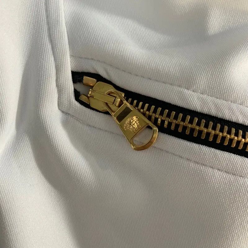 Versace Versace White Nylon Women's Jacket Size S 0089 Size S / US 4 / IT 40 - 8 Thumbnail