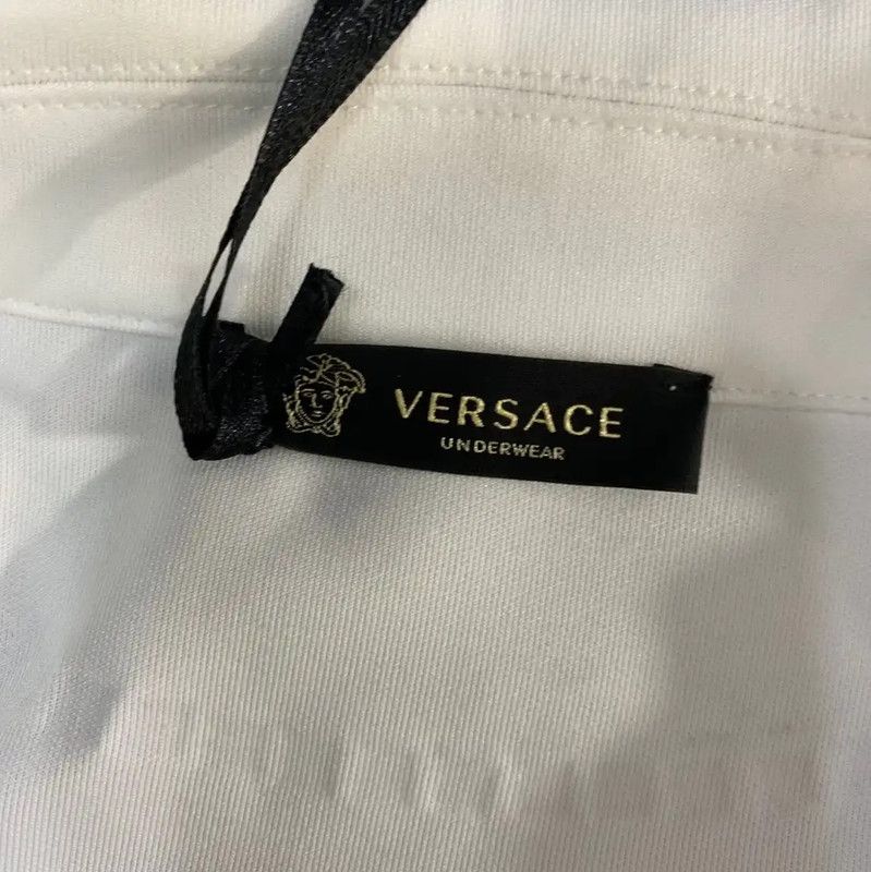 Versace Versace White Nylon Women's Jacket Size S 0089 Size S / US 4 / IT 40 - 9 Thumbnail