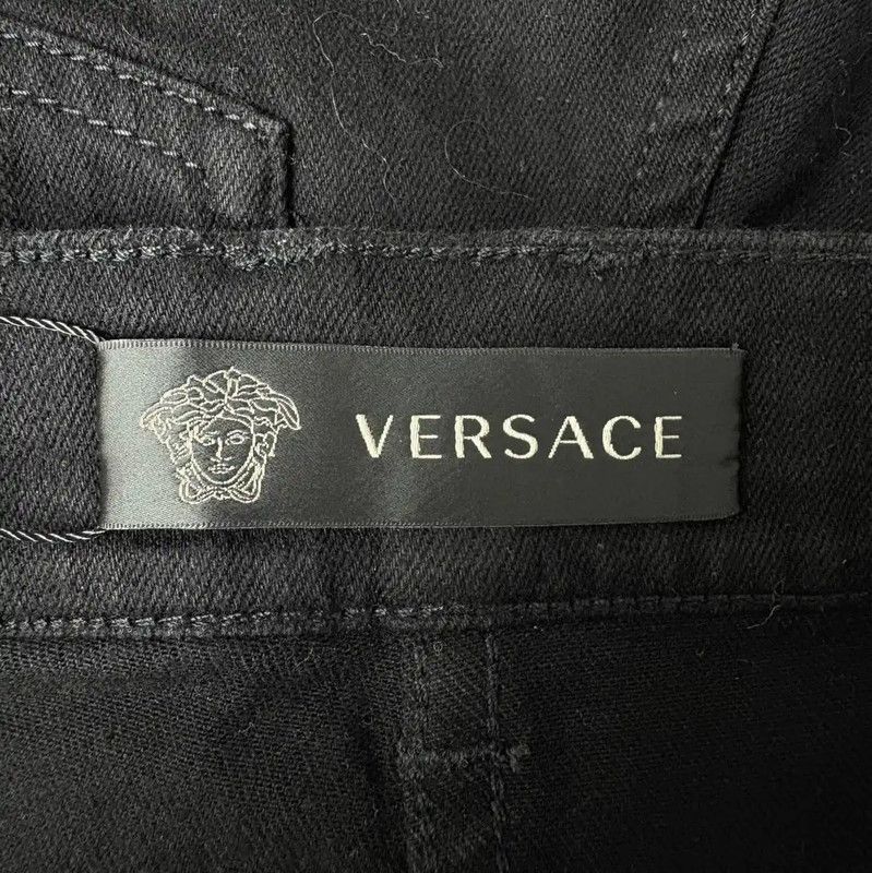Versace Versace Women's Black Shorts Size S 0089 Size 23" - 4 Thumbnail