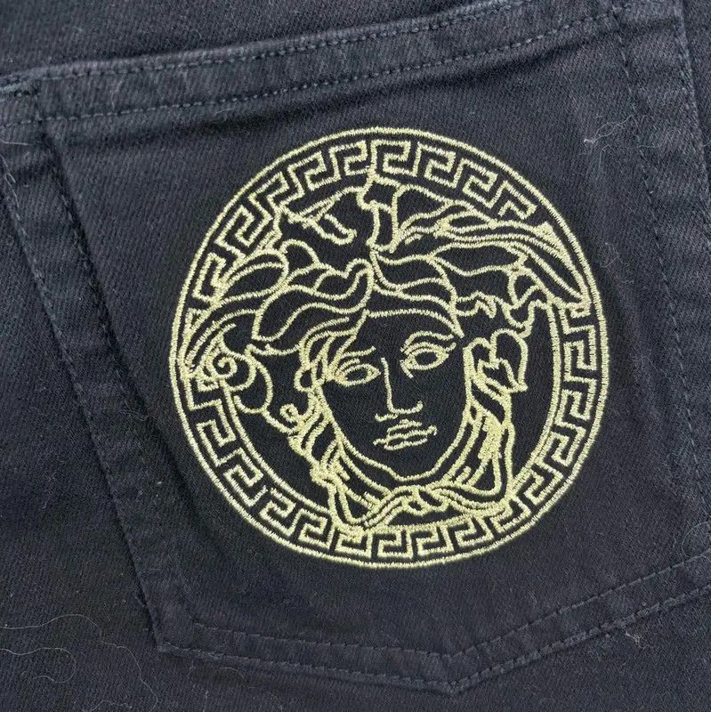 Versace Versace Women's Black Shorts Size S 0089 Size 23" - 3 Thumbnail