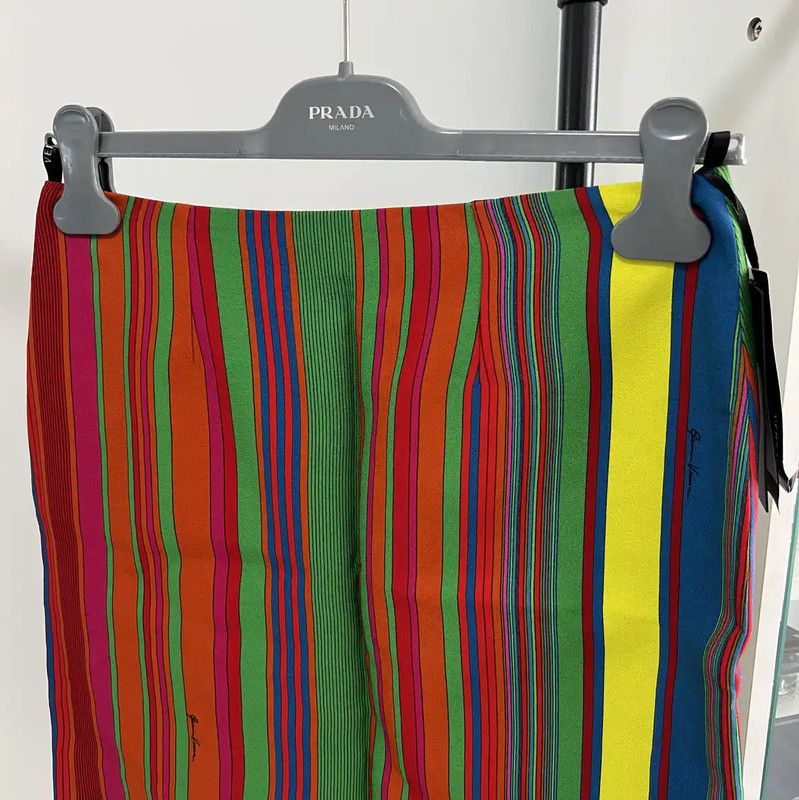 Versace Versace Multicolor Summer Mini Skirt XS 0089 Size 22" - 3 Thumbnail
