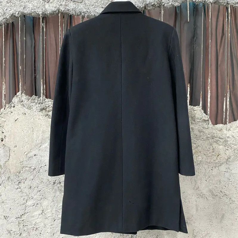 Versace Versace Black Wool Long Coat for Women 0089 Size ONE SIZE - 2 Thumbnail