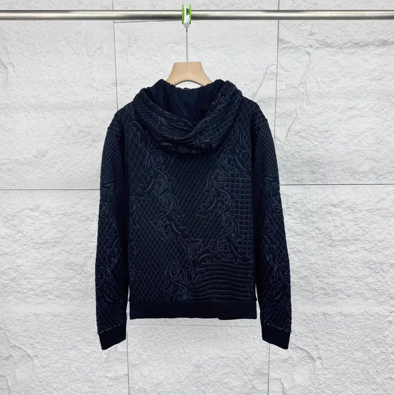 Versace Versace Black Cotton Women's Cardigan 0089 Size M / US 6-8 / IT 42-44 - 2 Thumbnail