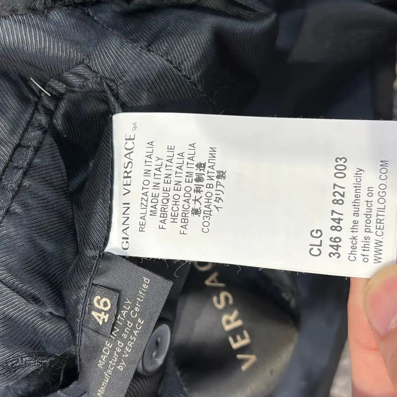 Versace Versace Black Cotton Embroidered Women's Jacket 0089 Size ONE SIZE - 5 Thumbnail