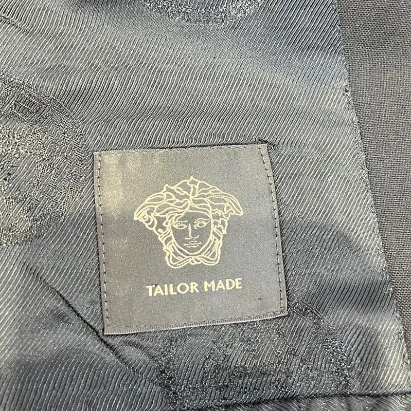 Versace Versace Black Cotton Embroidered Women's Jacket 0089 Size ONE SIZE - 4 Thumbnail