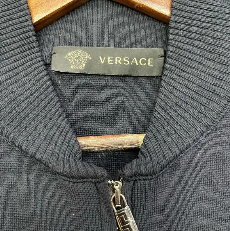 Versace Versace Women's Black Polyester Jacket 0089 Size M / US 6-8 / IT 42-44 - 3 Thumbnail