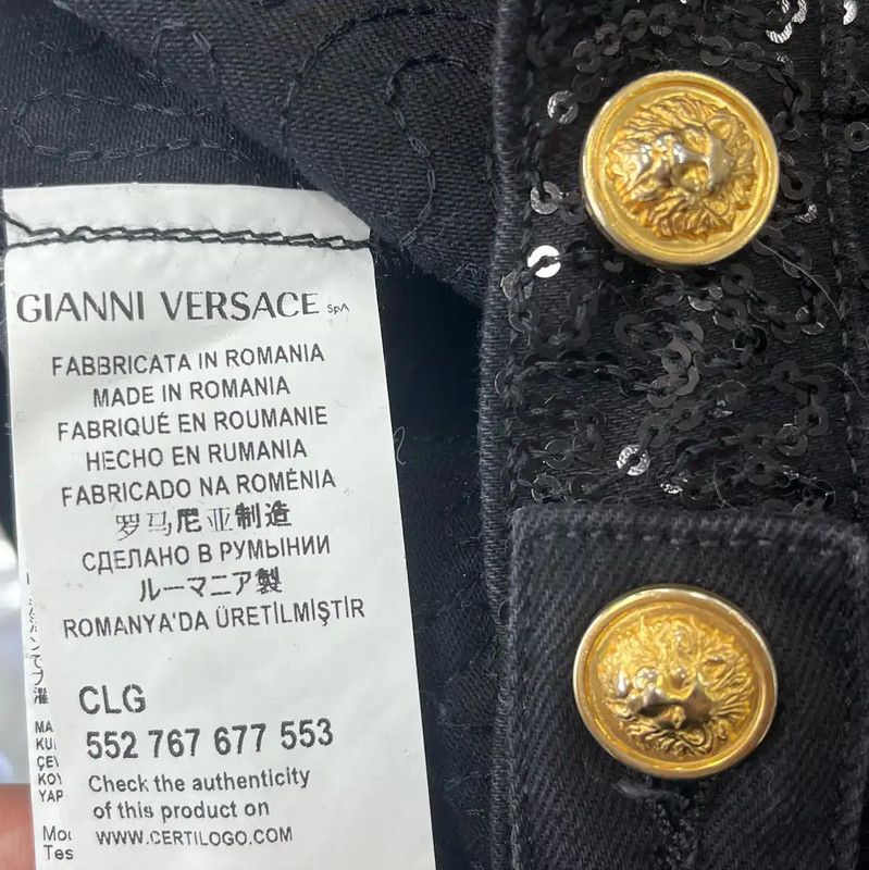 Versace Versace Black Women's Jacket M Size 0089 Size M / US 6-8 / IT 42-44 - 4 Thumbnail