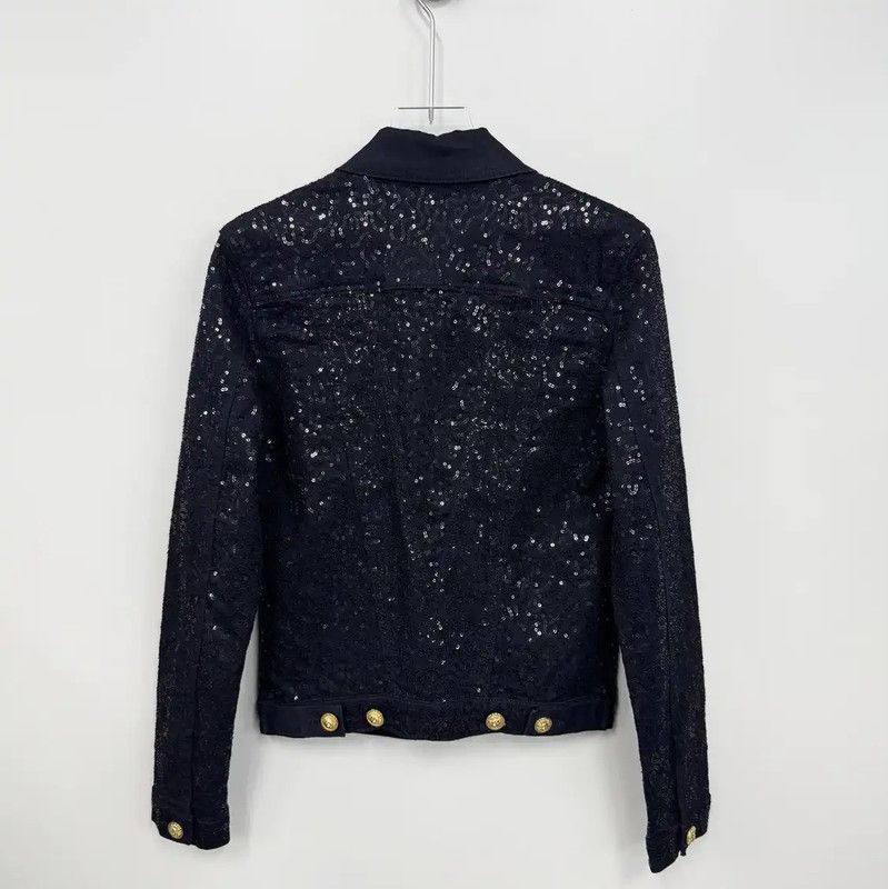 Versace Versace Black Women's Jacket M Size 0089 Size M / US 6-8 / IT 42-44 - 2 Thumbnail