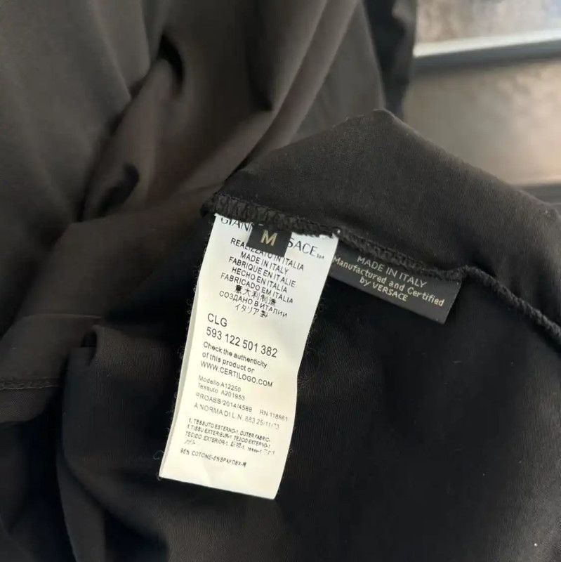 Versace Versace Black Cotton Women's Sweatshirt 0089 Size M / US 6-8 / IT 42-44 - 5 Thumbnail