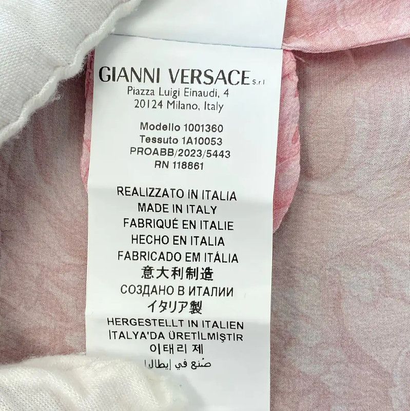 Versace Versace Multicolor Silk Women's Shirt 0089 Size M / US 6-8 / IT 42-44 - 8 Thumbnail
