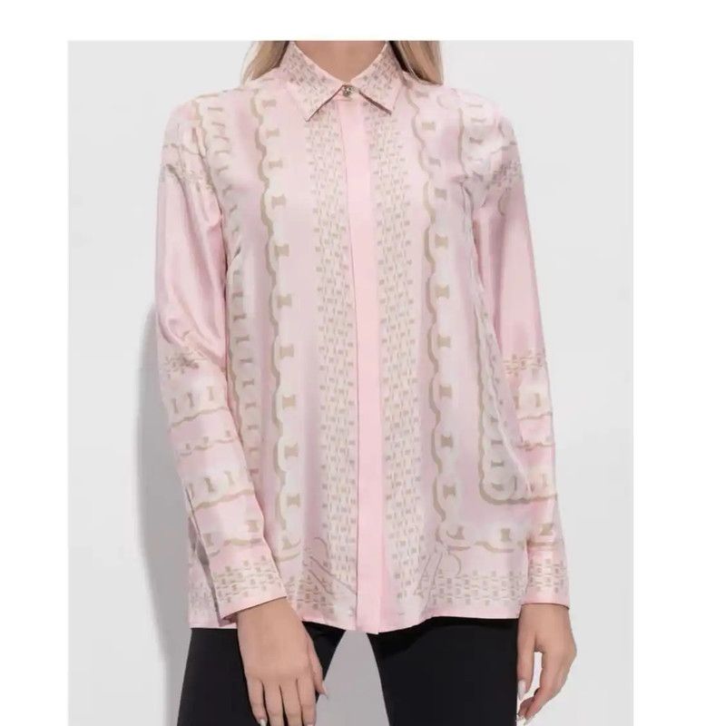 Versace Versace Multicolor Silk Women's Shirt 0089 Size M / US 6-8 / IT 42-44 - 7 Thumbnail
