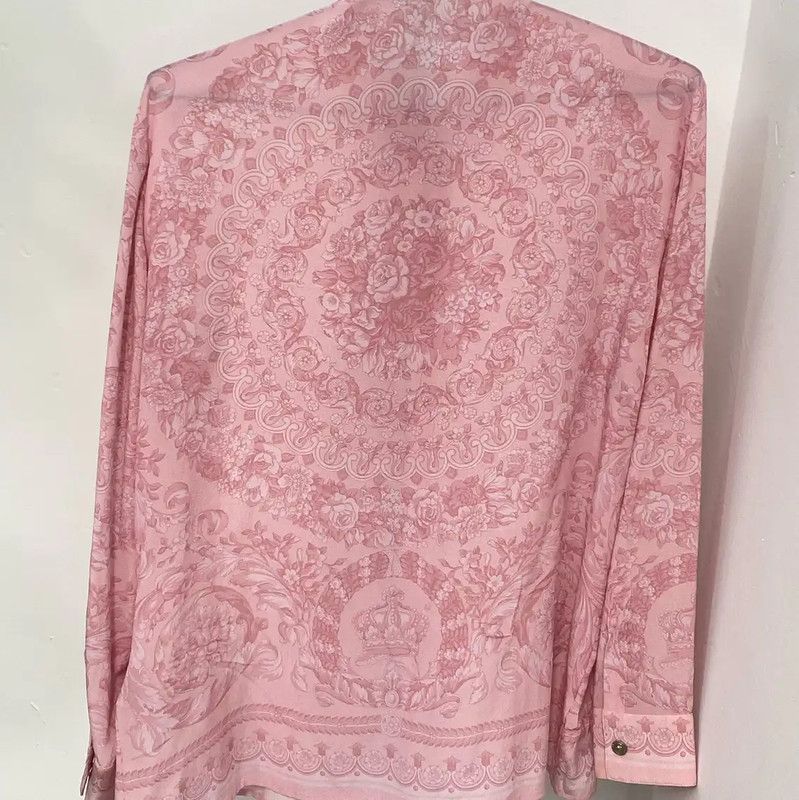 Versace Versace Multicolor Silk Women's Shirt 0089 Size M / US 6-8 / IT 42-44 - 2 Thumbnail