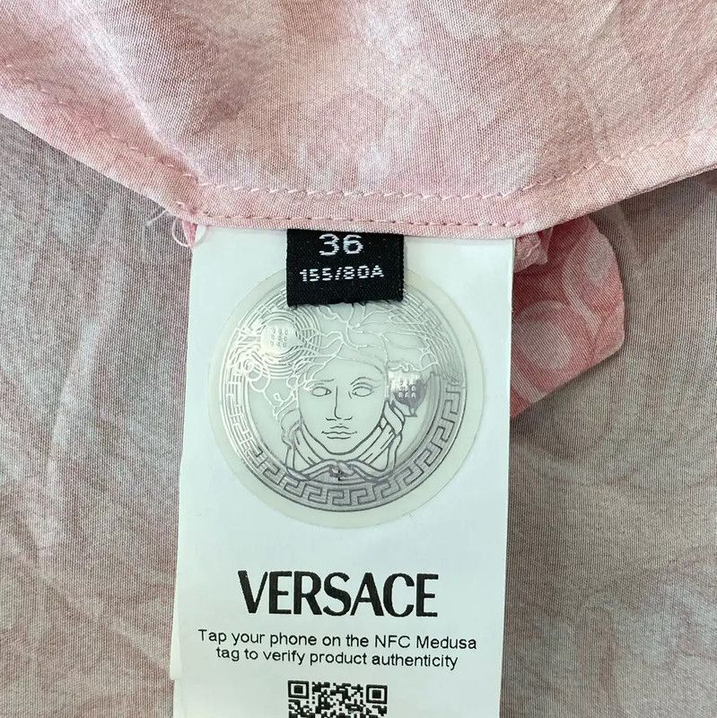 Versace Versace Multicolor Silk Women's Shirt 0089 Size M / US 6-8 / IT 42-44 - 9 Thumbnail