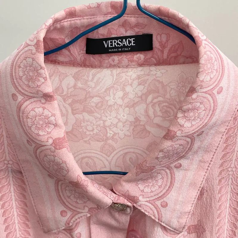 Versace Versace Multicolor Silk Women's Shirt 0089 Size M / US 6-8 / IT 42-44 - 4 Thumbnail