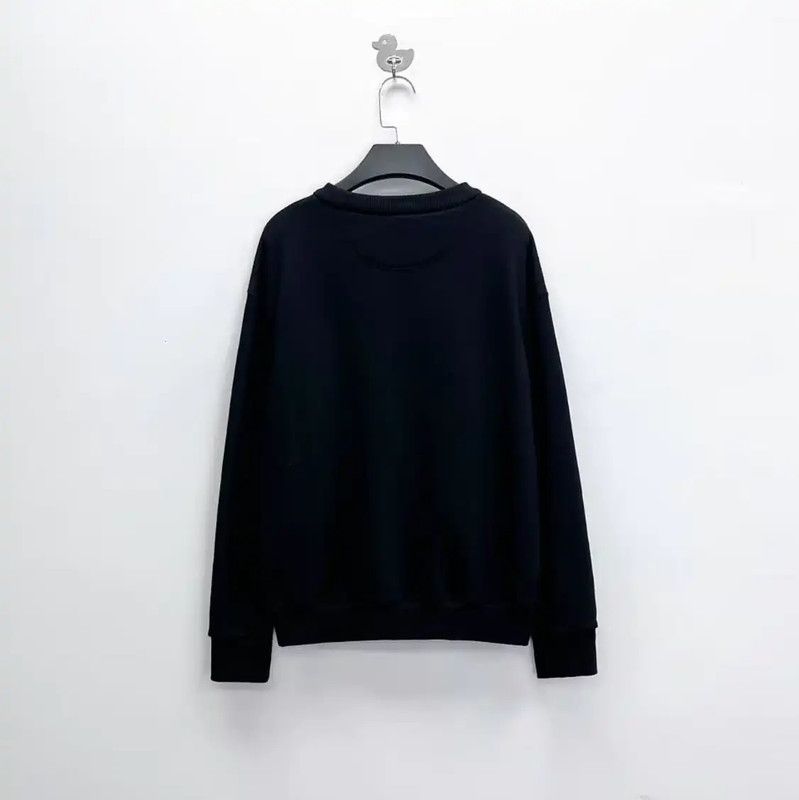Versace Versace Black Cotton Medusa Short Sleeve Sweatshirt 0089 Size M / US 6-8 / IT 42-44 - 2 Thumbnail