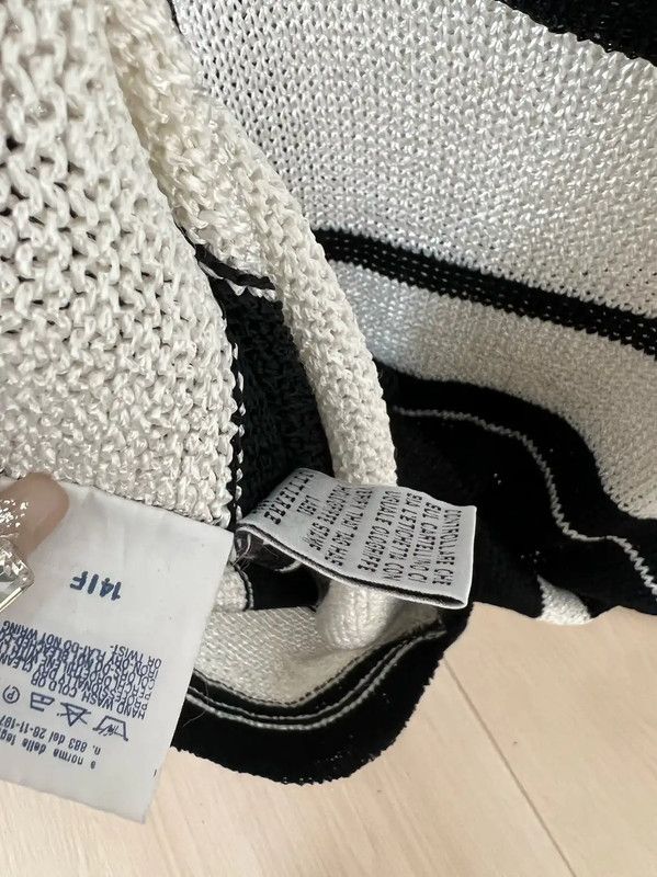 Versace Versace Black and White Striped Tank Top 0089 Size M / US 6-8 / IT 42-44 - 4 Thumbnail