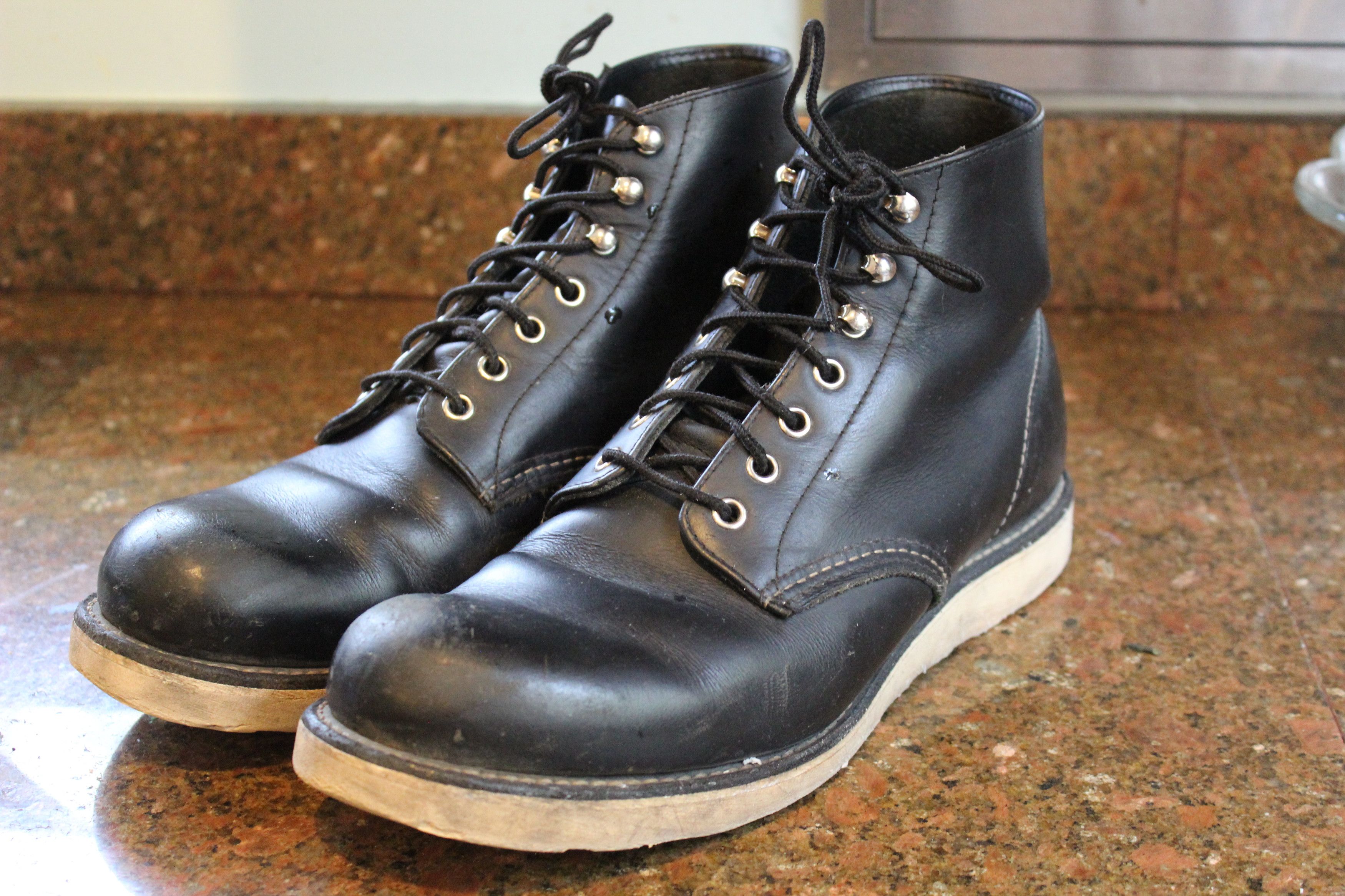 Red Wing Round Toe 8165 - Black | Grailed
