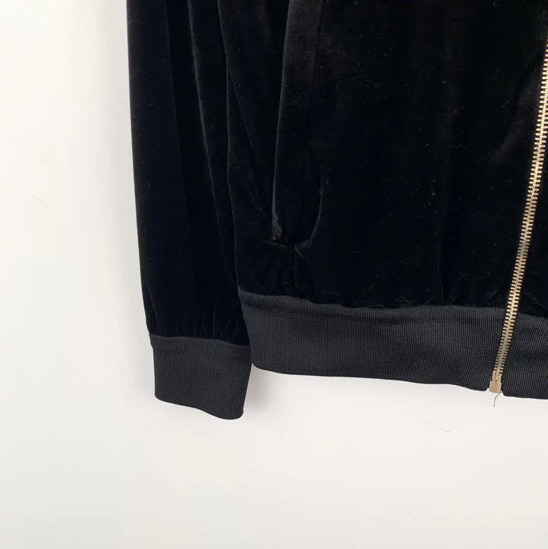 Versace Versace Black Women's Jacket with Hoodie 0089 Size S / US 4 / IT 40 - 4 Thumbnail
