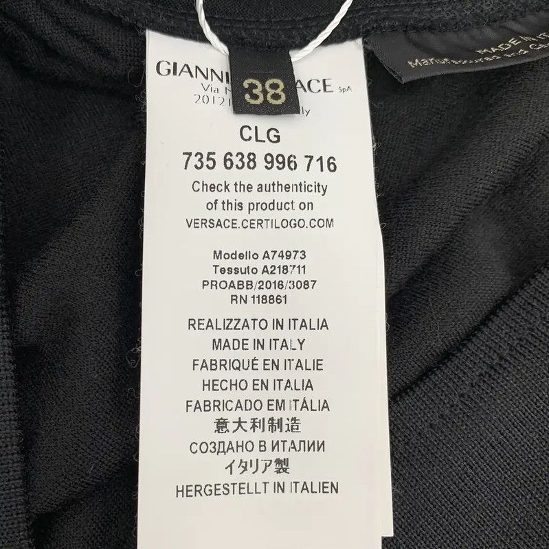 Versace Versace Black Women's Jacket with Hoodie 0089 Size S / US 4 / IT 40 - 7 Thumbnail