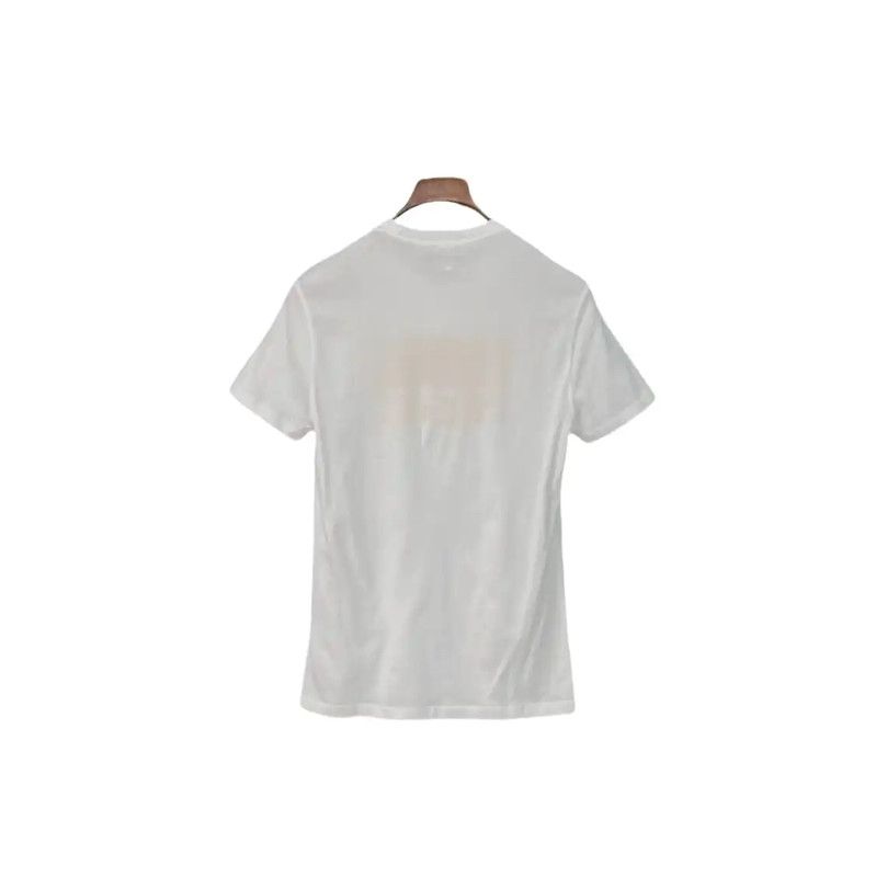 Versace Versace Summer White Logo T-Shirt for Women 0089 Size XXL / US 16-18 / IT 52-54 - 2 Thumbnail