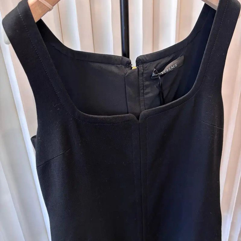 Versace Versace Black Polyester Women's Dress Size XXL 0089 Size XXL / US 16-18 / IT 52-54 - 2 Thumbnail