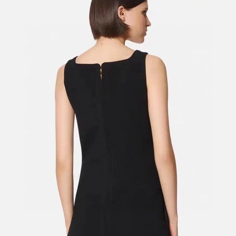 Versace Versace Black Polyester Women's Dress Size XXL 0089 Size XXL / US 16-18 / IT 52-54 - 9 Thumbnail