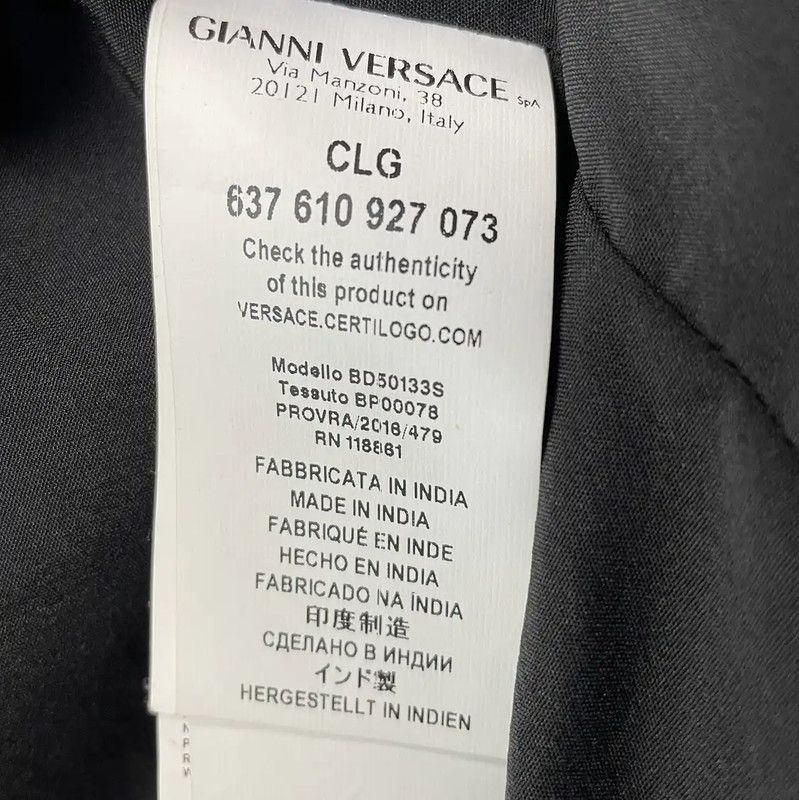 Versace Versace Black Women's Leather Jacket Large 0089 Size L / US 10 / IT 46 - 6 Thumbnail