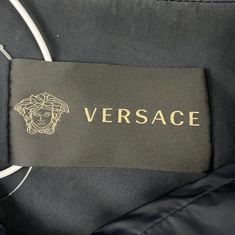 Versace Versace Black Nylon Women's Jacket 0089 Size L / US 10 / IT 46 - 5 Thumbnail