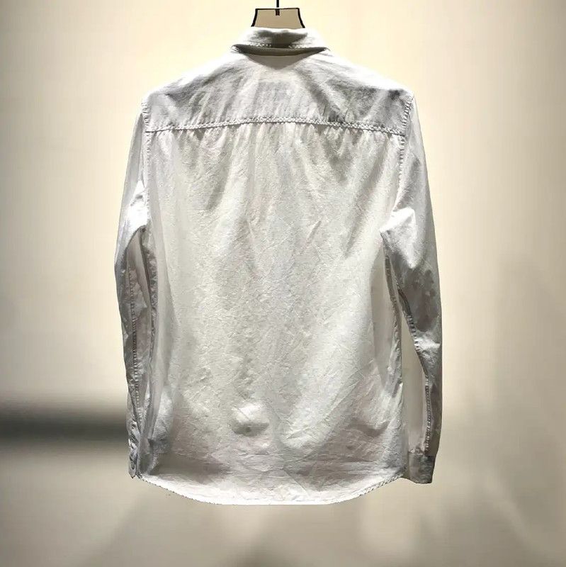 Versace Versace Women's White Cotton Shirt 0089 Size ONE SIZE - 2 Thumbnail
