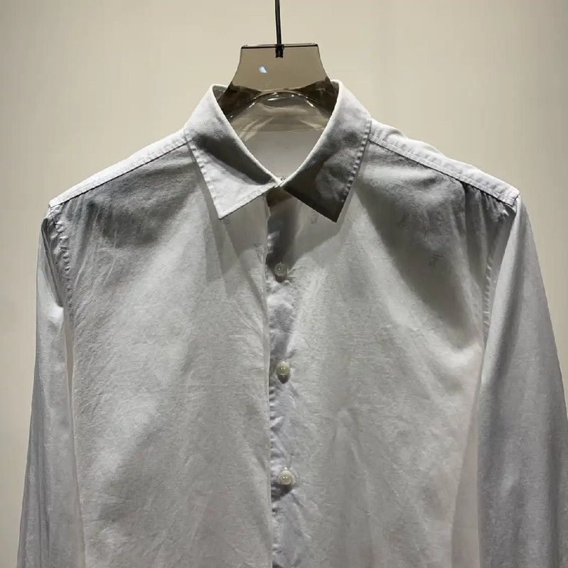 Versace Versace Women's White Cotton Shirt 0089 Size ONE SIZE - 5 Thumbnail
