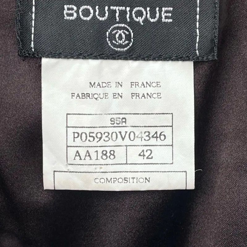 Chanel Chanel Summer Brown Midi Skirt 0089 Size 30" / US 8 / IT 44 - 8 Thumbnail