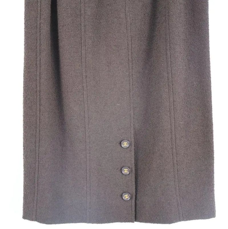 Chanel Chanel Summer Brown Midi Skirt 0089 Size 30" / US 8 / IT 44 - 4 Thumbnail