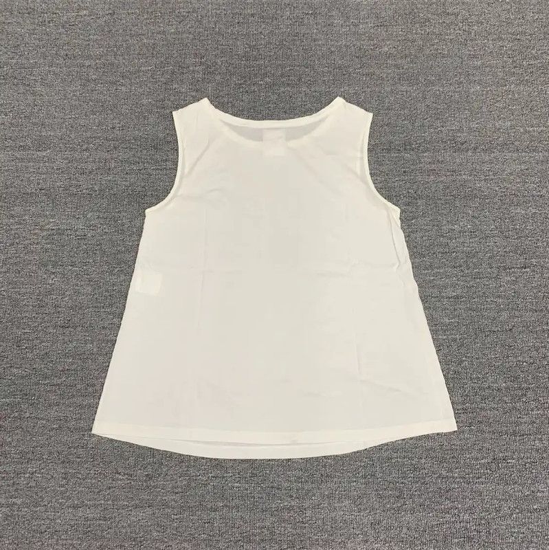 Chanel Chanel White Cotton Women's Sleeveless T-Shirt 0089 Size S / US 4 / IT 40 - 9 Thumbnail