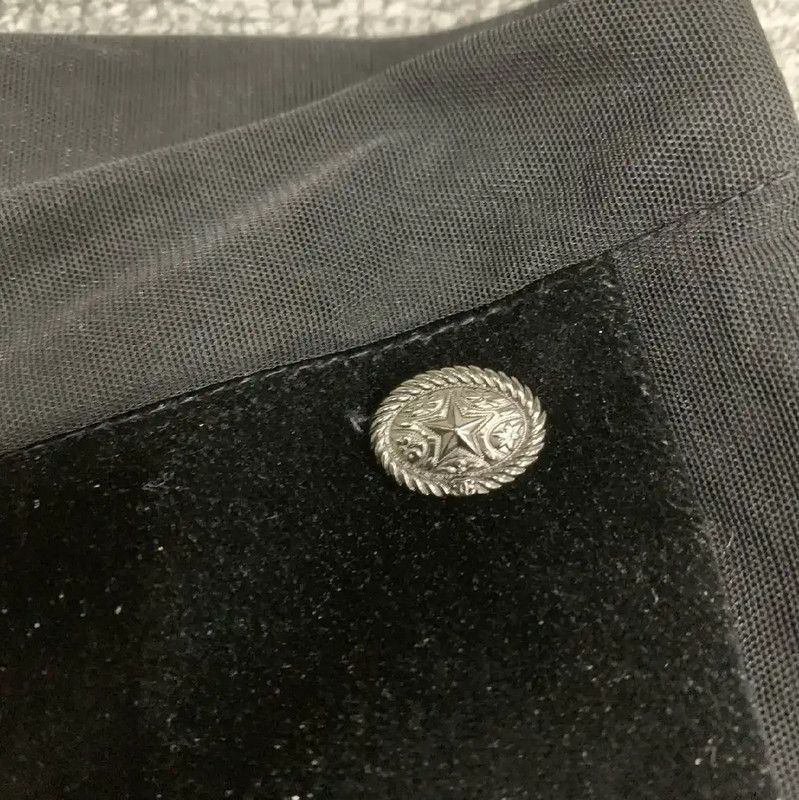 Chanel Chanel S Size Black Cotton Casual Pants 0089 Size 23" - 6 Thumbnail