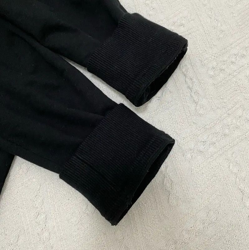 Chanel Chanel Black Long Sleeve Cotton Sweatshirt 0089 Size L / US 10 / IT 46 - 7 Thumbnail
