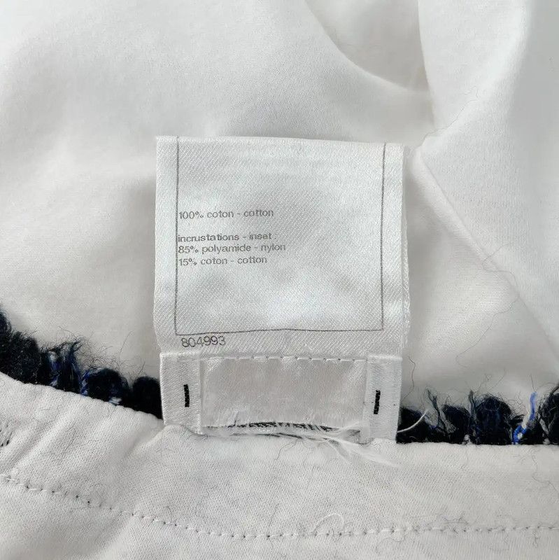 Chanel Chanel White Cotton Short Sleeve T-Shirt 0089 Size XS / US 0-2 / IT 36-38 - 9 Thumbnail