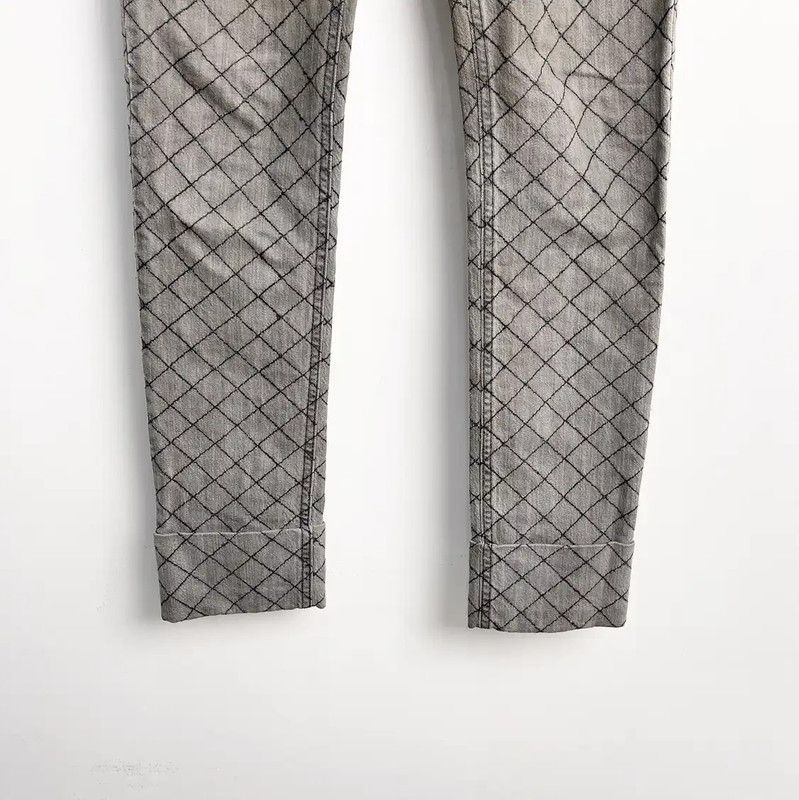 Chanel Chanel Grey Women's Denim Pants 0089 Size 23" - 3 Thumbnail