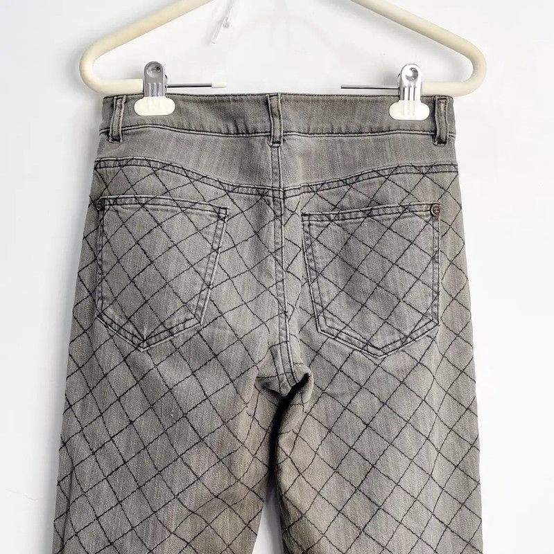 Chanel Chanel Grey Women's Denim Pants 0089 Size 23" - 6 Thumbnail