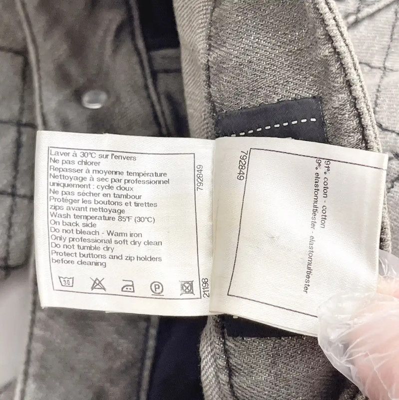 Chanel Chanel Grey Women's Denim Pants 0089 Size 23" - 9 Thumbnail