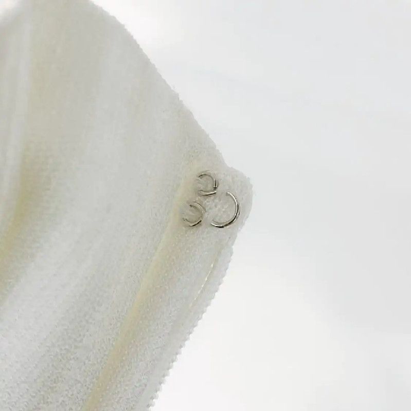Chanel Chanel White Cotton Blend Women's Skirt 0089 Size 22" - 4 Thumbnail