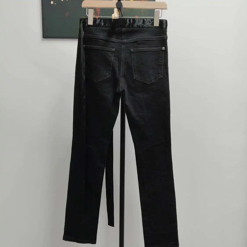 Chanel Chanel Black Cotton Women's Jeans 0089 Size 28" / US 6 / IT 42 - 2 Thumbnail