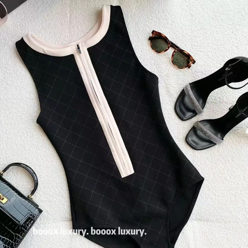 Chanel Chanel Black Polyester Women's Bodysuit 0089 Size ONE SIZE - 4 Thumbnail