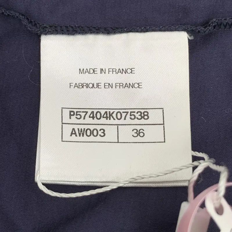 Chanel Chanel Purple Cotton T-Shirt with Logo 0089 Size XS / US 0-2 / IT 36-38 - 6 Thumbnail