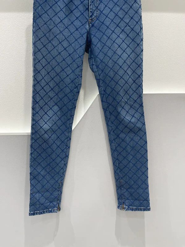 Chanel Chanel Blue Cotton Women’s Denim Pants 0089 Size 36" / US 14 / IT 50 - 4 Thumbnail