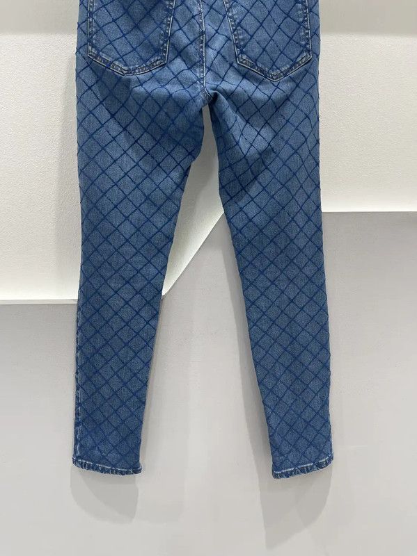 Chanel Chanel Blue Cotton Women’s Denim Pants 0089 Size 36" / US 14 / IT 50 - 6 Thumbnail