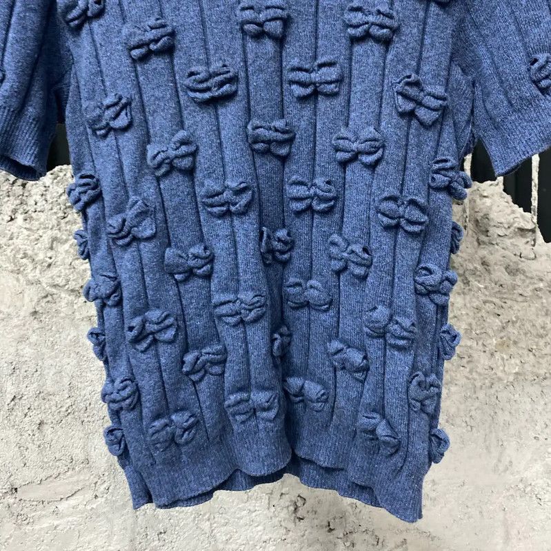 Chanel Chanel Summer Peacock Blue Short Sleeve T-shirt 0089 Size ONE SIZE - 4 Thumbnail